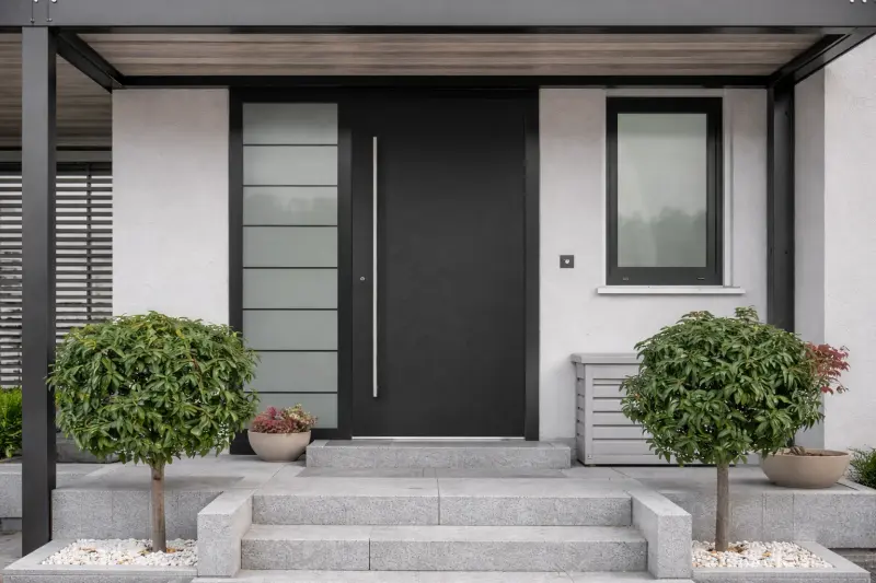 Portes d'entrée aluminium