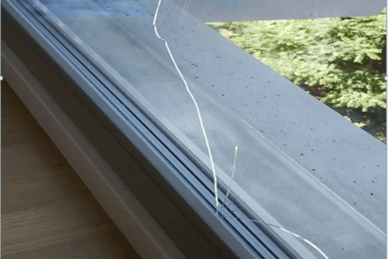 Vitrage fissuré des fenêtres en PVC - comment se produisent les fissures spontanées du verre?