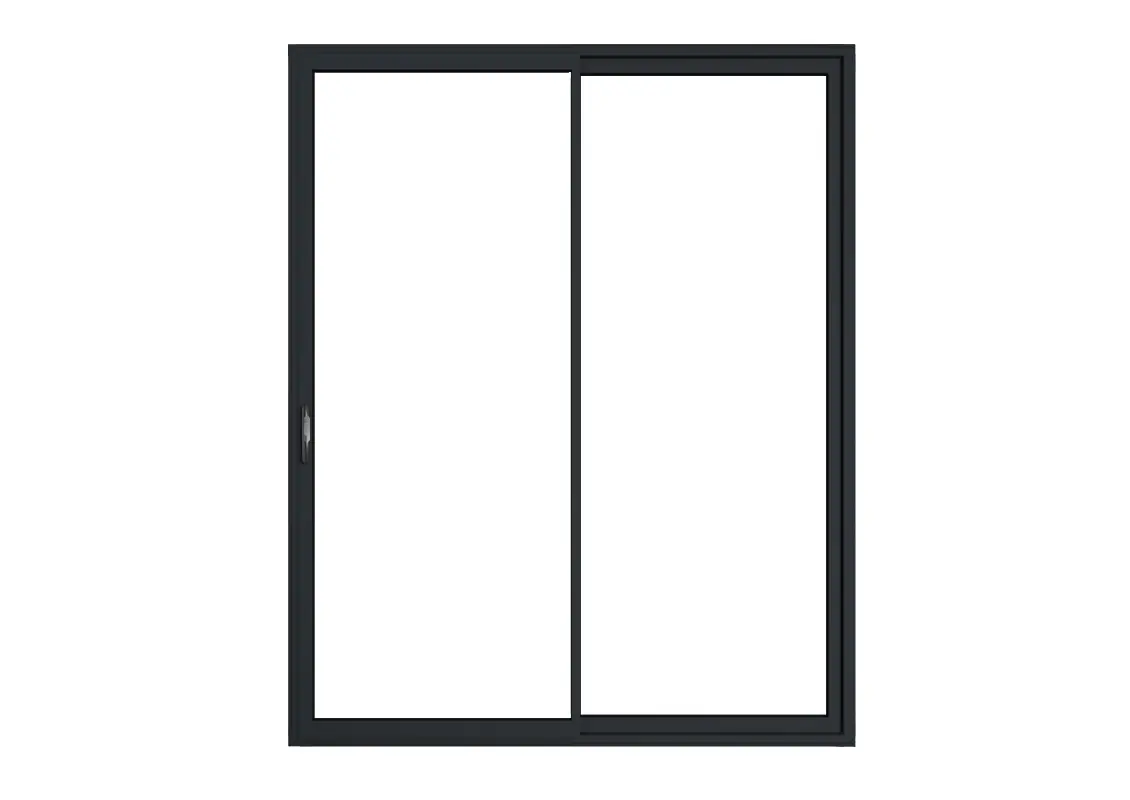 Modern Slide en couleur RAL 7016 Gris anthracite