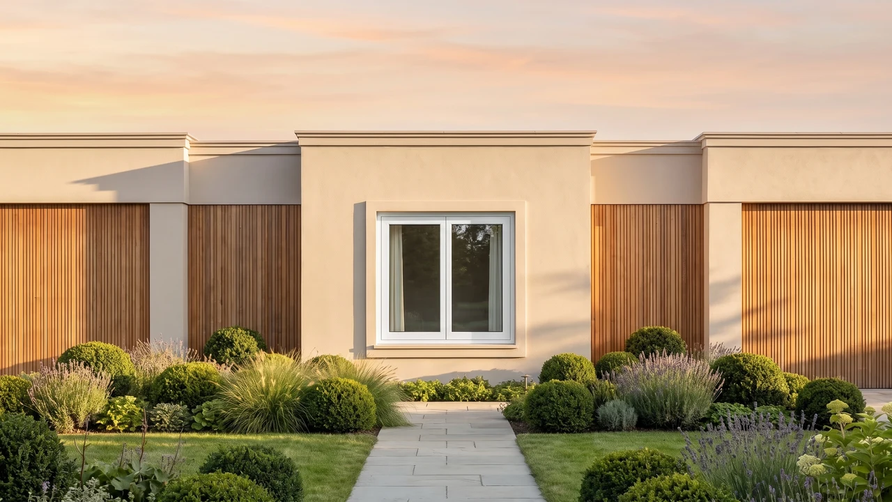 Maison avec fenêtres Alu-Futural Reno BUDVAR — vue extérieure