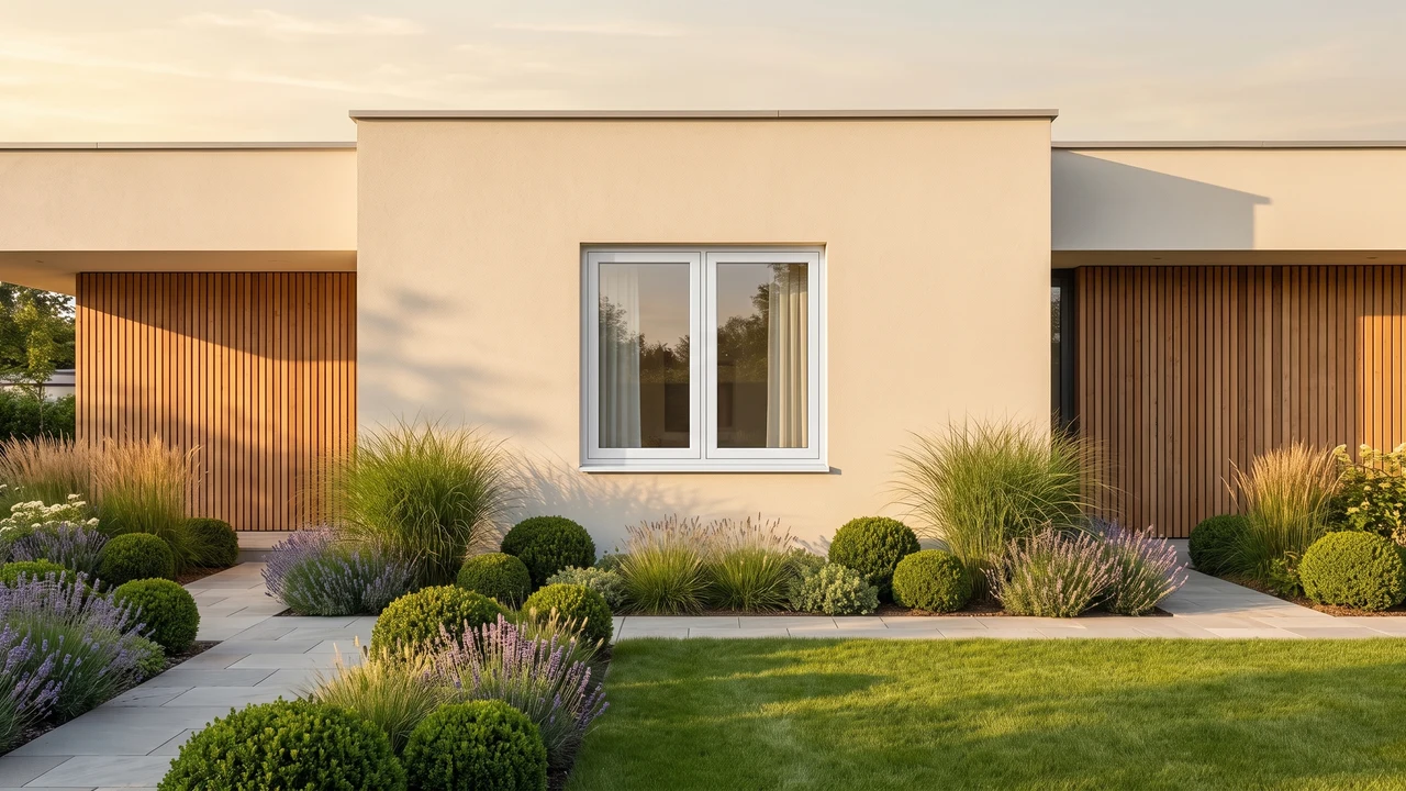 Maison avec fenêtres MB-79N BUDVAR — vue extérieure