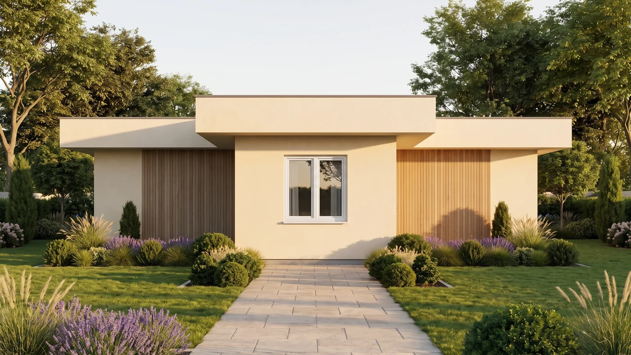 Maison avec fenêtres T-Classic Plus BUDVAR — vue extérieure