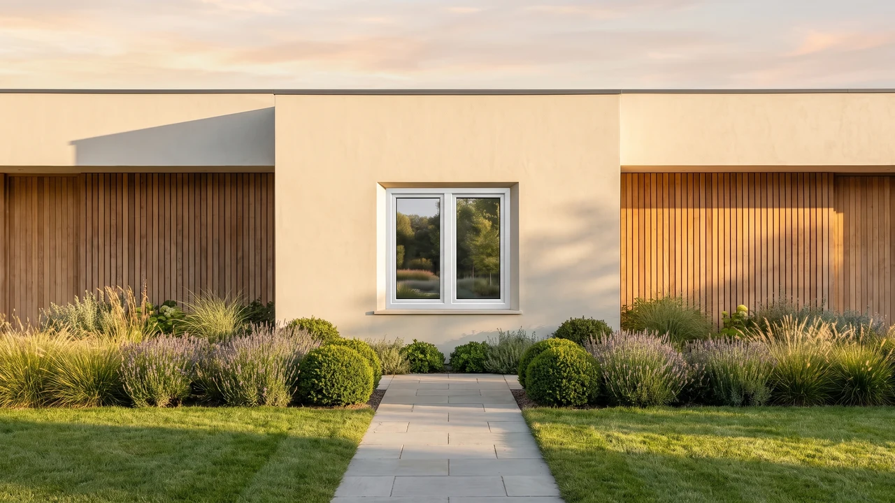 Maison avec fenêtres T-Classic Reno BUDVAR — vue extérieure
