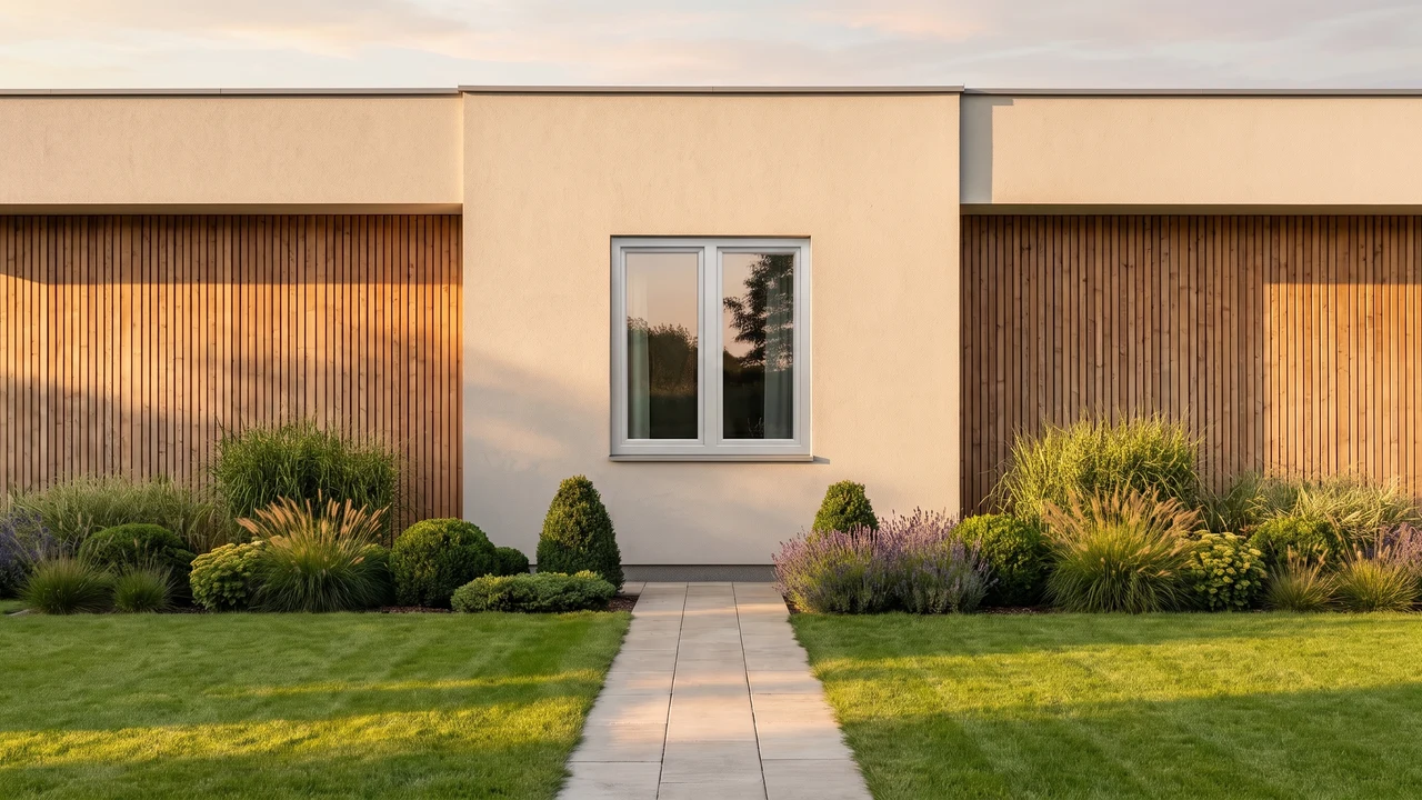 Maison avec fenêtres T-Comfort CH BUDVAR — vue extérieure